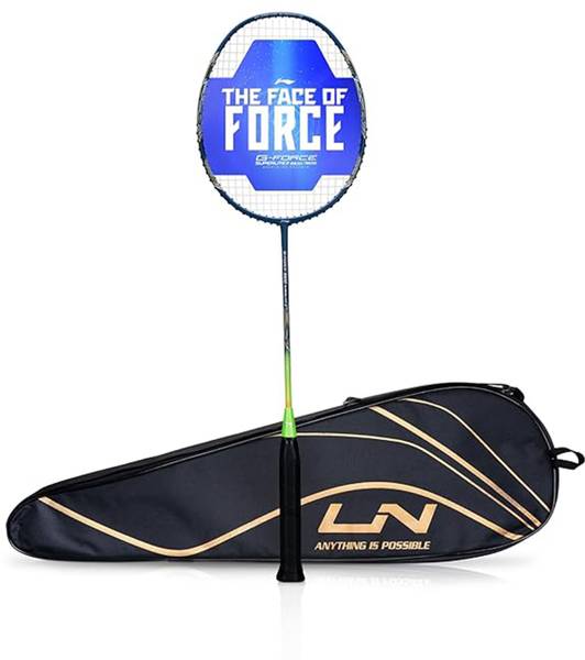 LI-NING G-Force 3900 Superlite II Green Strung Badminton Racquet