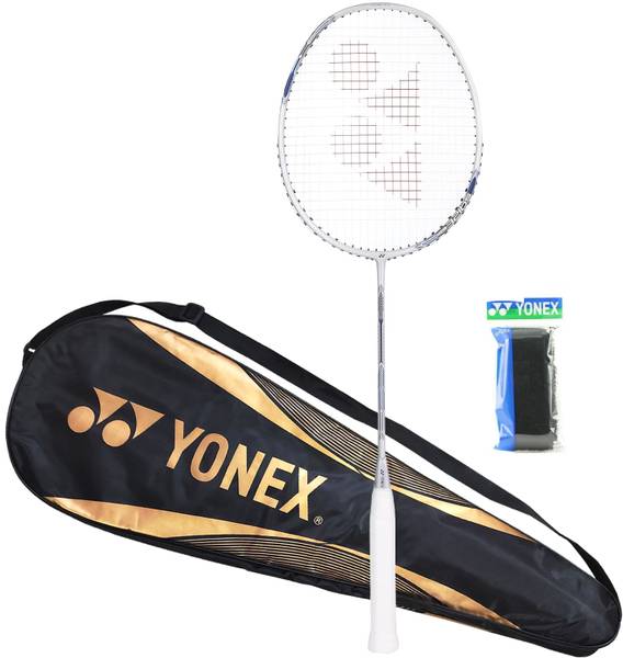 YONEX Astrox Attack 9 Badminton Racket With Towel Badminton Grip White, Black Strung Badminton Racquet