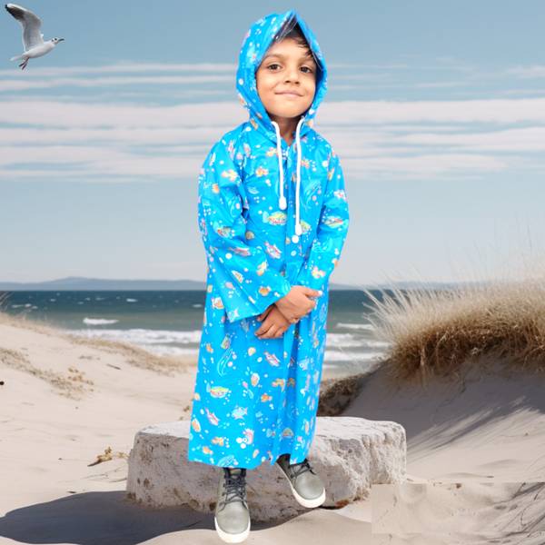 ShaktiFashion Graphic Print Boys & Girls Raincoat