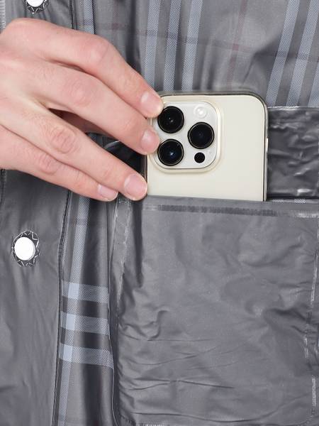 Dollar Checkered Men Rain Suit