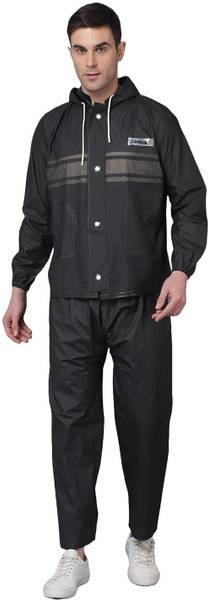 Dollar Solid, Colorblock Men Rain Suit