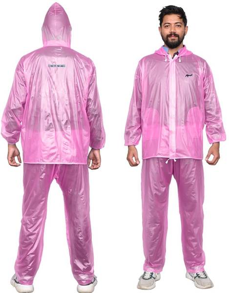 Hacer Solid Men Raincoat