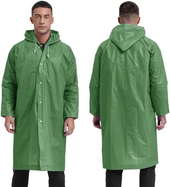 INFISPACE Solid Men Raincoat