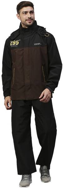 Zeel solid outlet men's raincoat