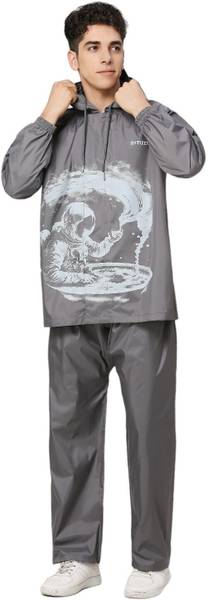 Citizen Graphic Print Men Raincoat