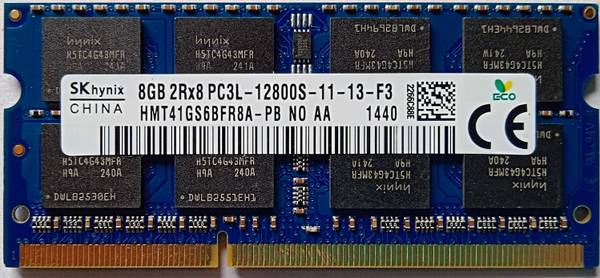 Sk Hynix Laptop RAM DDR3 8 GB (Dual Channel) Laptop DDR3L (8GB DDR3L 1600 MHz | Pin-204 | Volt- 1.35v | Unbuffered | Cas Latency CL11)