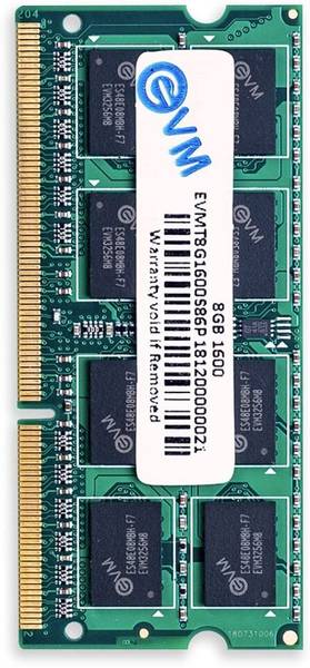 EVM Laptop RAM DDR3 8 GB Laptop (1600MHz So-DIMM Memory)