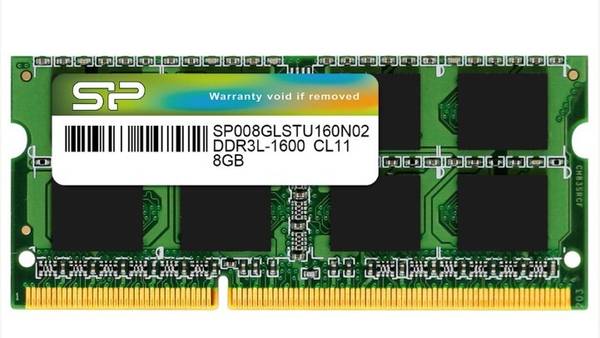 SILICONN POWER DDR3 SODIMM DDR3 8 GB (Single Channel) Laptop (SP008GLSTU160N02)