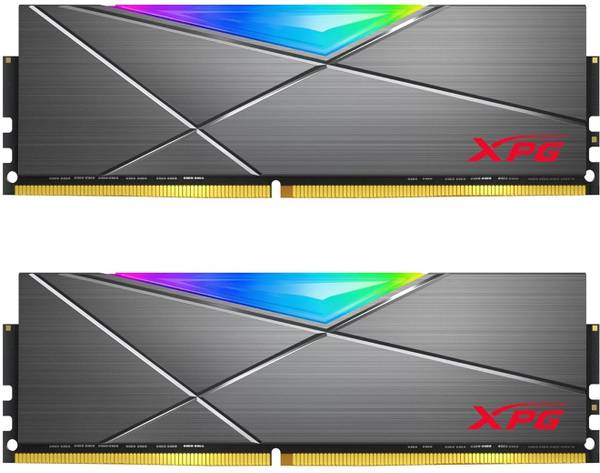 XPG Spectrix D50 Tungsten Grey RGB Memory DDR4 16 GB (Dual Channel) PC (2x8GB) Desktop RAM)