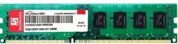 simtronics 8GB DDR4 2666 MHz RAM DDR4 8 GB (Dual Channel) PC (8GB DDR4 2666 MHz RAM)
