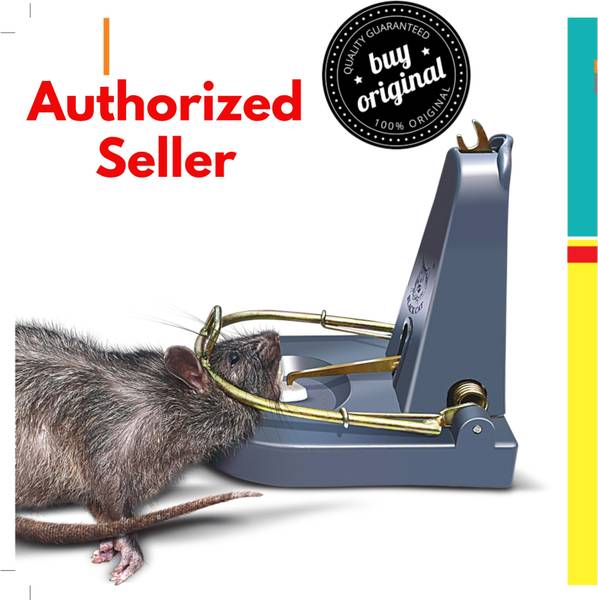 Klickey Black Cat Rat Trap:Mouse Catch (Grey Rat Trap) PACK OF 1 Snap Trap