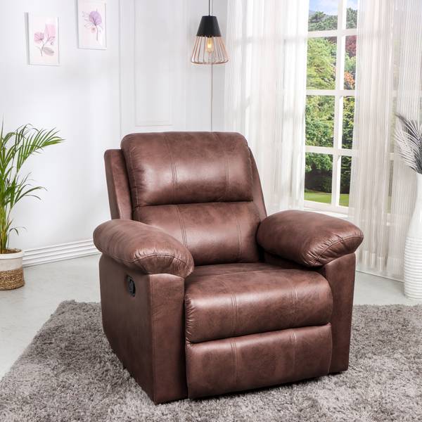 SOLIS ROYALE- The Desired Comfort SnugHeaven Leatherette Manual Recliner