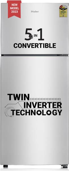 Haier 240 L Frost Free Double Door 3 Star Convertible Refrigerator