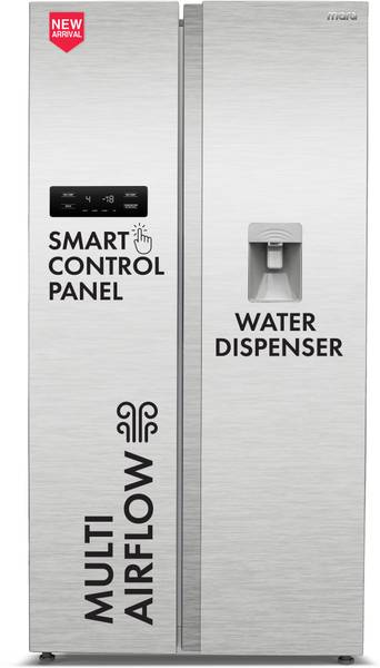 MarQ by Flipkart 584 L Frost Free Side by Side Refrigerator with Water Dispenser, Fresh Lock and Multi Airflow Technology