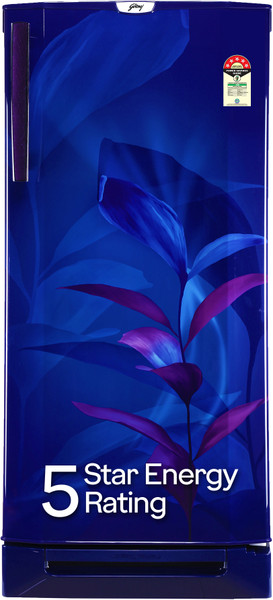 Godrej 202 L Direct Cool Single Door 5 Star Refrigerator with Base Drawer  with Turbo Cooling Technology With Energy Efficient Inverter Compressor