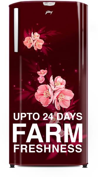 Godrej 180 L Direct Cool Single Door 5 Star Refrigerator with Jumbo Vegetable Tray, Faster Cooling And Ice Making