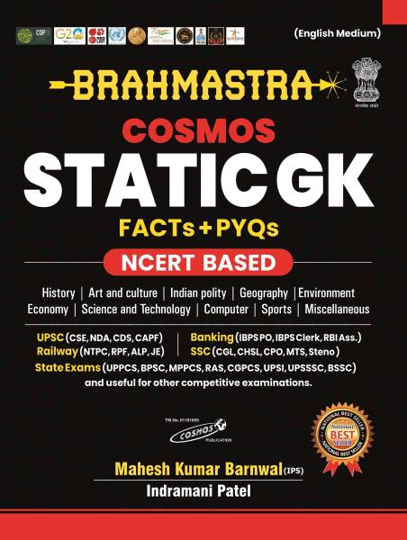 Cosmos Brahmastra Static GK |English Edition|FACTs+PYQs