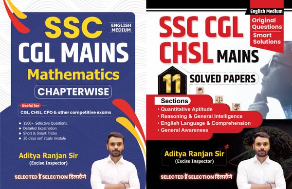 Aditya Ranjan Sir || SSC CGL MAINS MATHEMATICS || CHAPTER - WISE || 1500+ Best Questions + SSC CGL CHSL MAINS 11 SOLVED PAPERS || TCS PYQs WITH DETAIL...