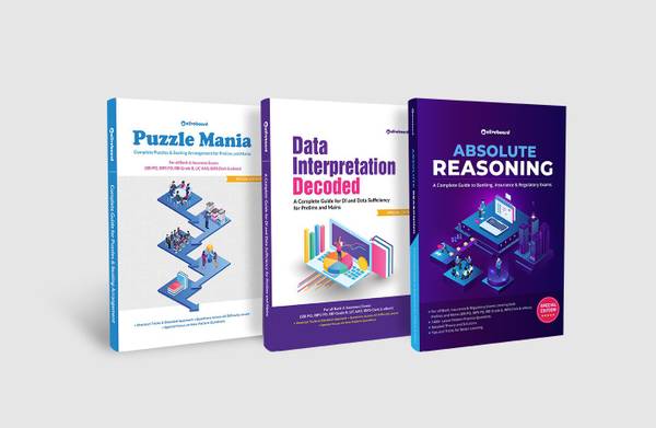 Oliveboard's Best Seller Combo (Set Of 3 Books) - For All Bank, Insurance, And Regulatory Exams | Absolute Reasoning, DI Decoded, And Puzzle Mania |