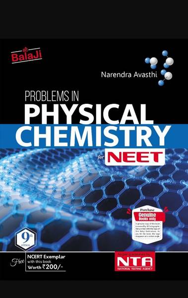 Balaji Problems In Physical Chemistry Neet 9 Edition With Ncert Exemplar
