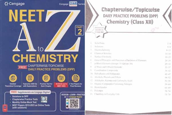 Cengage Neet A To Z Chemistry With Daily Practice Problems (Ddp) Part ...