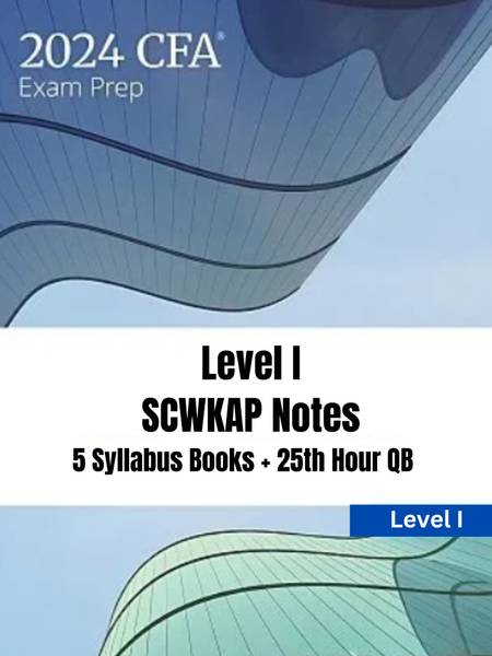 Cfa Level 1 Books 2024 Complete Study Package | 7 Books | Question Banks