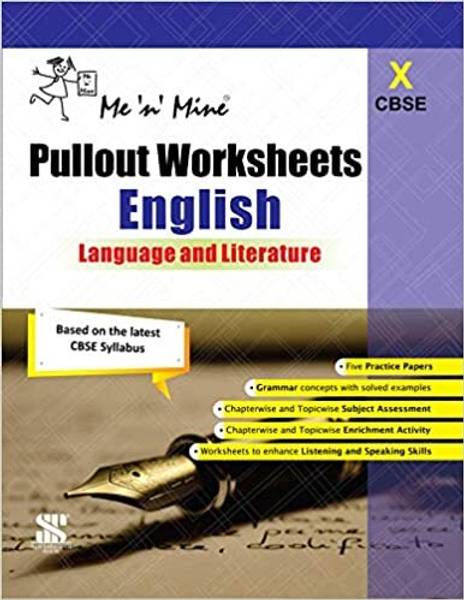 Me N Mine Pullout Worksheet English For CBSE Class - 10 (Language And Literature)