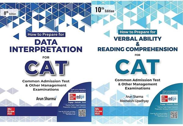 CAT Books By Arun Sharma 2023 ( Set Of 2 Books ): Data Interpretation ...