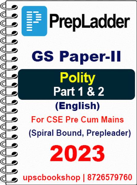M Puri GS Paper 2 Polity Printed Notes By Prepladder English For IAS Mains (Paperback, M Puri Sir)
