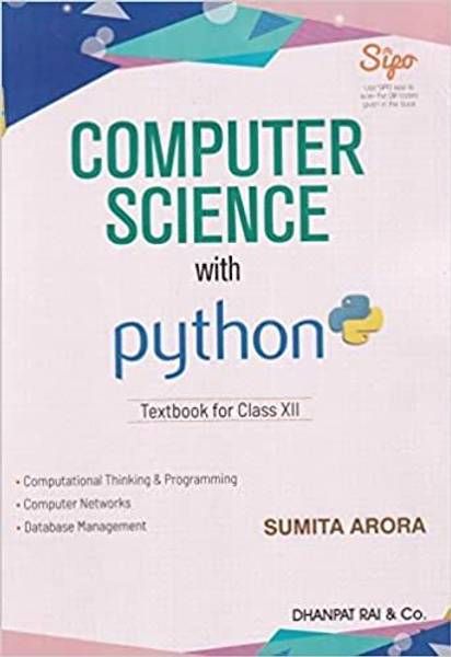 Computer Science With Python Textbook & Practical Book For Class 12 For ...