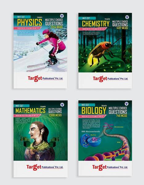 MHT-CET Books | MHT-CET Triumph Physics, Chemistry, Maths & Biology (PCMB) MCQ Books For Engineering And Pharmacy Entrance Exam | Based On Relevant Ch...