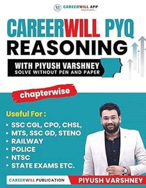 Piyush Varshney Careerwill PYQ Reasoning Book (English Medium) Paperback