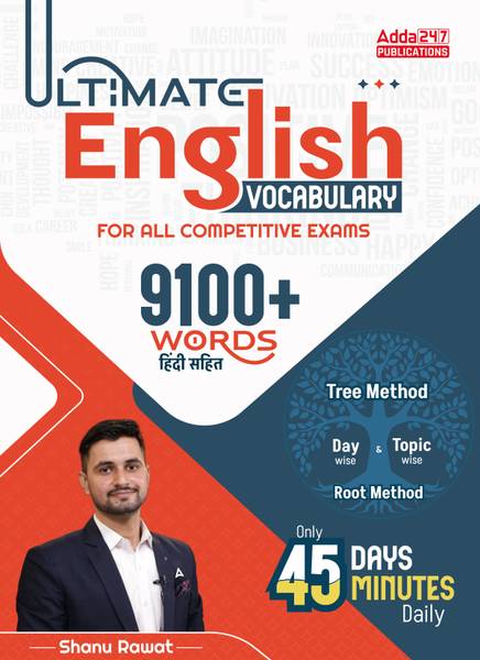 Ultimate English Vocabulary By Shanu Sir Pocket Book With 9100+ Words For All Competitive Exams |SSC CGL|SSC CHSL|SSC CPO|SSC MTS|BANK PO/Clerk|NDA|CD...