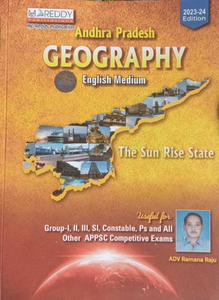 Andhra Pradesh Geography By A.d.v Ramana Raju 2023-2024 Edition[english Medium]