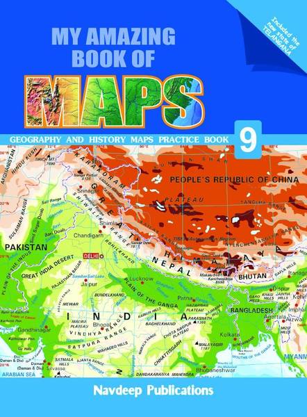 Mapbook Class 9 My Amazing Book Of Maps Class - 9 (Geography And History Maps Practice ...