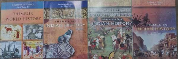 NCERT History Class 11,12 (1+3) Books Set English Medium Textbook