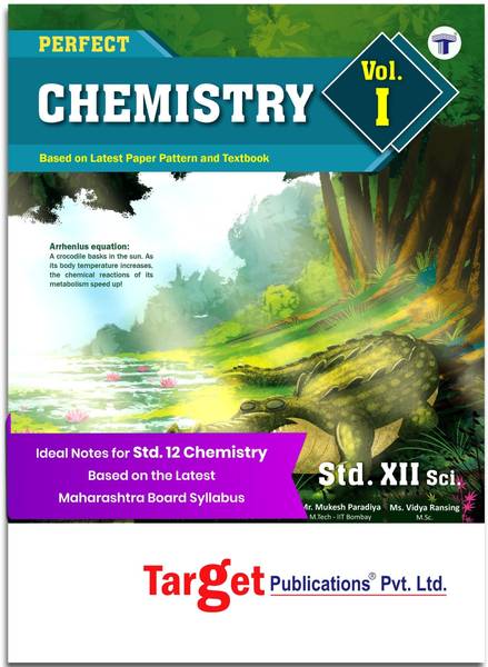 12 Std Chemistry Book Vol. I | Science | Perfect Notes | HSC Maharashtra State Board | Based On Std 12th New Syllabus