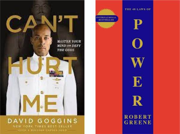 Can’t Hurt Me + The 48 Laws Of Power (2 Books Combo With Bookmark) Paper Back David Goggins & Robert Greene