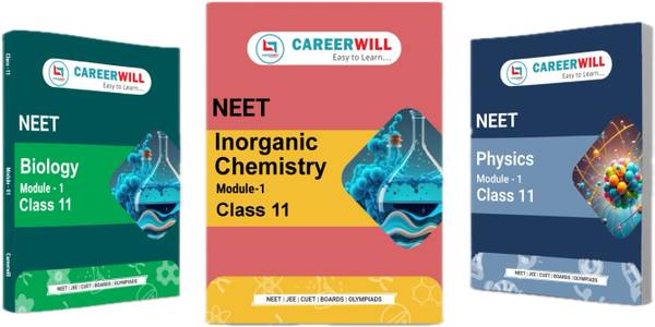 Careerwill NEET Study Module Set (English Medium) | Complete Syllabus | 23 Modules | 4200+ Pages | Mindmaps | Updated With Latest NTA Pattern | Design...