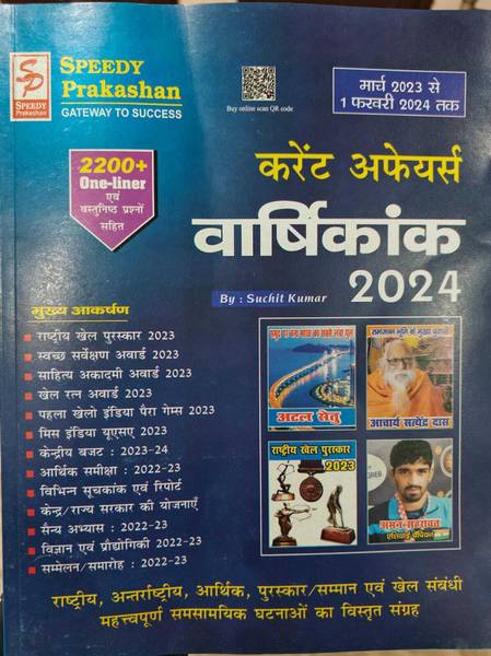 Speedy Current Affairs 2024 Latest From March 2023 To 1st FEBRUARY 2024