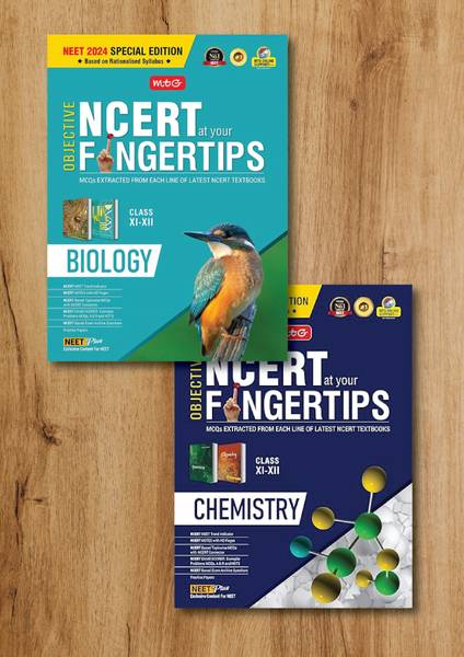 Objective NCERT At Your FINGERTIPS Chemistry And Biology (Set Of 2) | MTG | - NCERT Notes With HD Pages, Exam Archive & MCQs | Based On NMC NEET Ratio...
