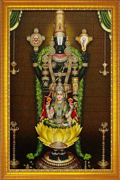 jog craft tirupati balaji, tirupati balaji photo frame Religious Frame