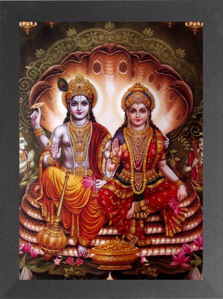 Nuoshopping NUOSHOPPING LORD NARSIMHA/LAXMI NARSIMHA SWAMY/NARASIMHAR NARSINGH DEV Religious Frame