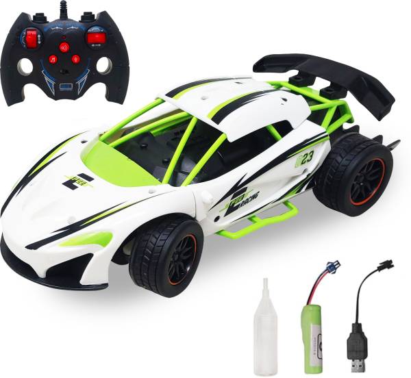 Parteet Rechageable Racing Sport RC Car with Mist Spary, led Light and Sound For Kids