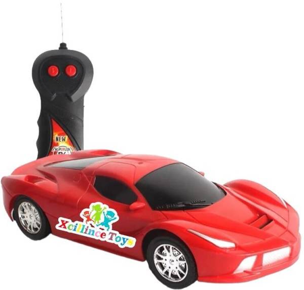 Xcillince Toys Wireless Remote Control Speed Modern Car With 3D Lights(Multicolour)
