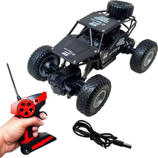 Parteet Rechargeable Off-Road Rock Crawler Monster Car with Auto Function For Kids
