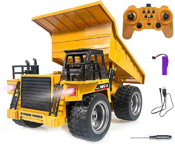 IndusBay Remote Control Dumper Truck with 11 Channel Rechargeable RC Dump Truck