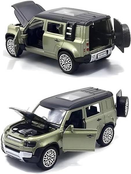 Chigy Wooh 1:32 Scale Alloy Die-Cast Metal SUV Car Toy for Kids. Defender Openable Door
