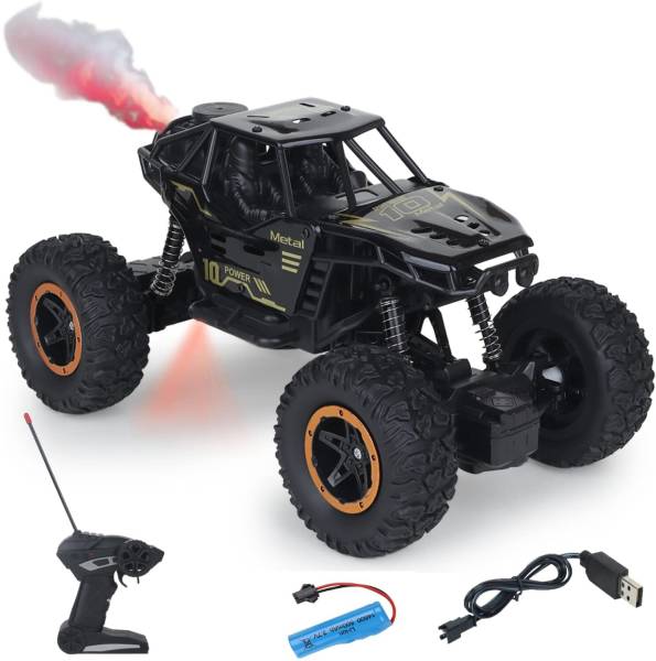 Amaflip Remote Controlled Monster Like Model Sports Car and (Metal Smoke CAR multi color