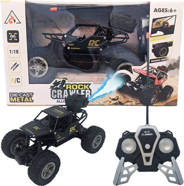 fizz Remote Control Metal Rock Crawler monster Car with Smoke mist Effect for kids-27